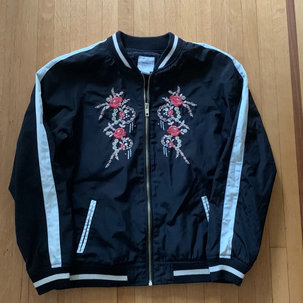Forever 21 Jacket in Varsity Style